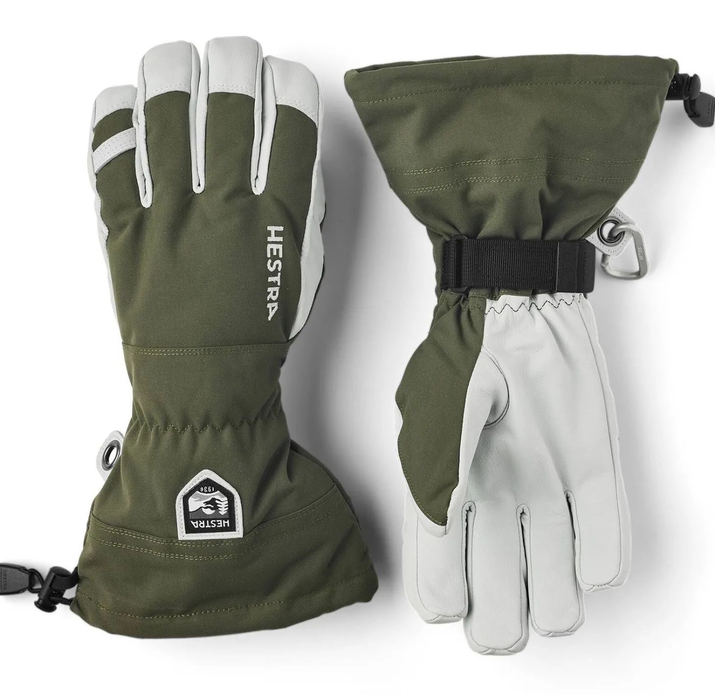 Herren Skihandschuhe Army Leather Heli 5