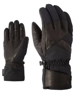 Herren Skihandschuhe mit Leder GETTER