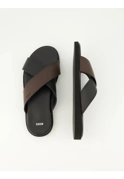 Herren Slides aus Kunstleder DARREL