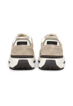 Herren Sneaker im Materialmix mit Leder