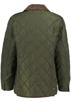 Herren Steppjacke mit Fleece und Cordbesatz