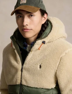 Herren Steppjacke mit Fleecedetails