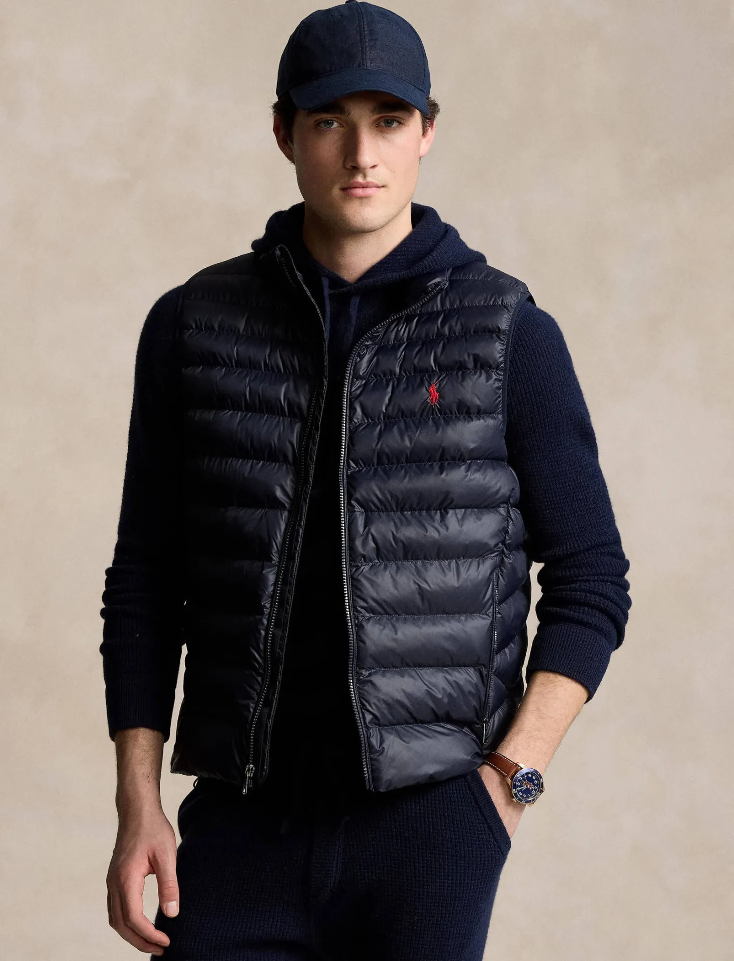 Herren Steppweste wasserabweisend