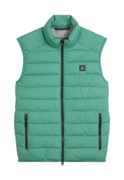 Herren Steppweste wasserabweisend mit Packtasche Regular Fit