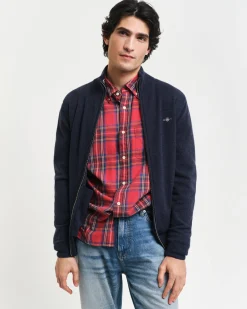 Herren Strickjacke aus Lammwolle