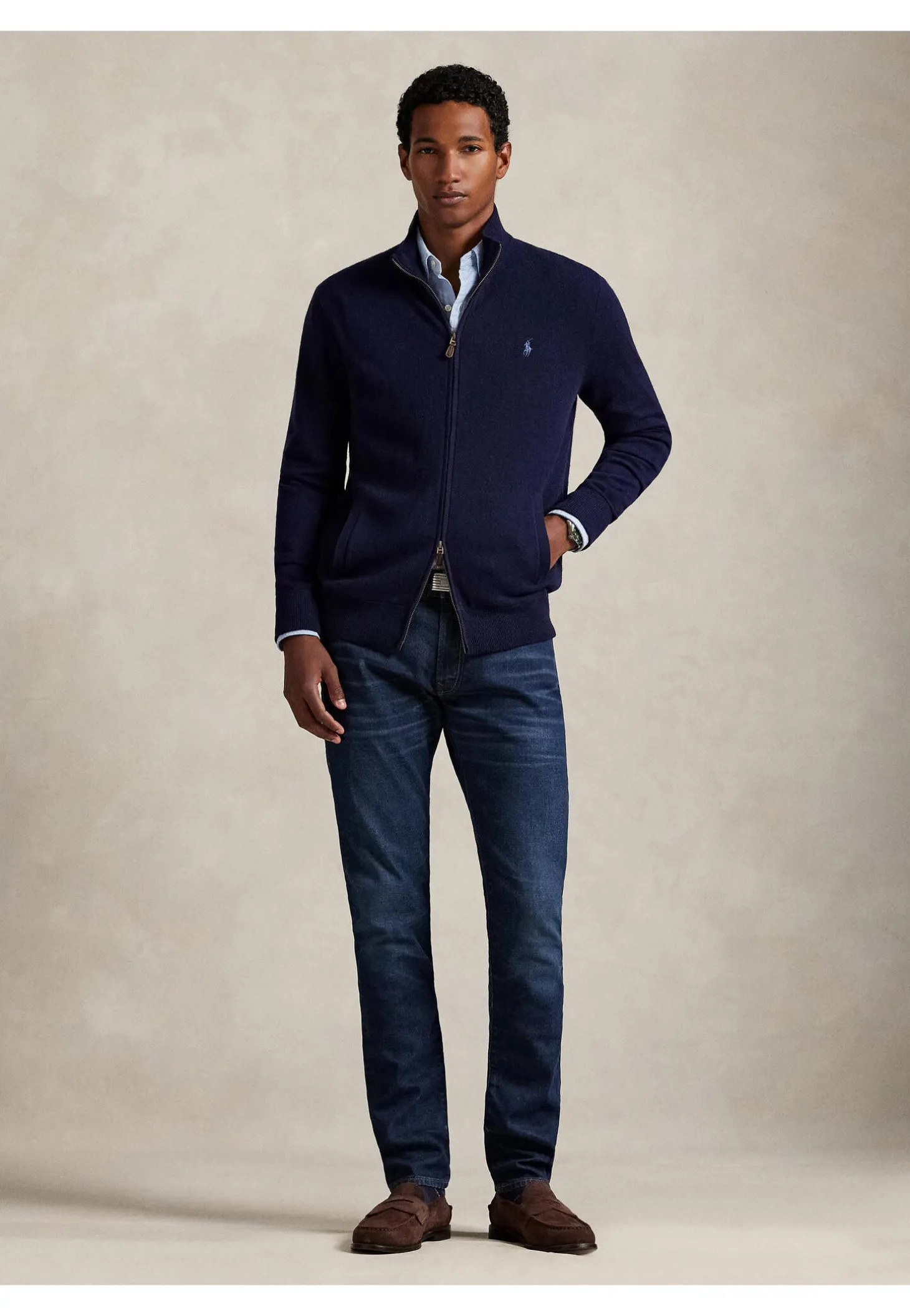 Herren Strickjacke aus Wolle