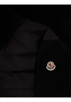 Herren Strickjacke mit gesteppter Vorderseite