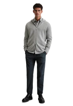 Herren Strickjacke mit Kapuze