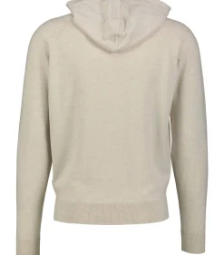 Herren Strickjacke mit Kapuze aus Merinowolle CARTY 24GG EXTRAFINE MERINO EASY HOODY