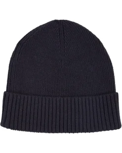Herren Strickmütze aus Bio-Baumwolle und Kaschmir ESSENTIAL FLAG BEANIE