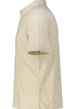 Herren Strickpolo aus Leinen