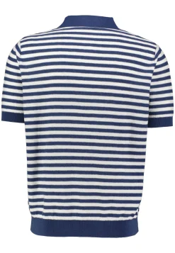 Herren Strickpolo mit Leinen PEDRO S