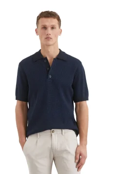 Herren Strickpoloshirt Regular Fit