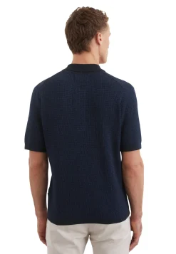 Herren Strickpoloshirt Regular Fit