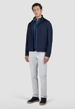 Herren Strickpullover aus Seide und Baumwolle