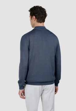 Herren Strickpullover aus Seide und Baumwolle