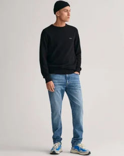 Herren Strickpullover aus Baumwoll-Piqué Regular Fit