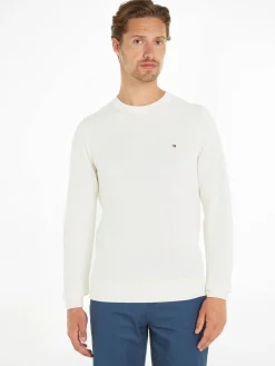 Herren Strickpullover aus Baumwolle CHAIN RIDGE STRUCTURE