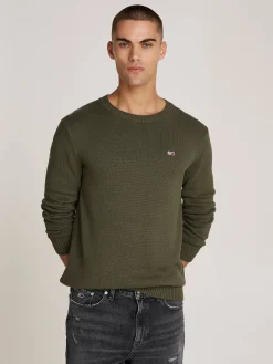 Herren Strickpullover aus Bio-Baumwolle TJM SLIM ESSNTLS C-NECK SWEATER Slim Fit