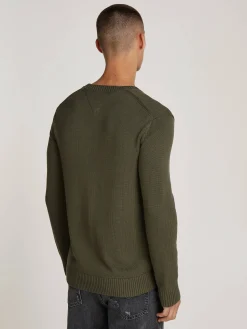 Herren Strickpullover aus Bio-Baumwolle TJM SLIM ESSNTLS C-NECK SWEATER Slim Fit