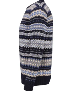 Herren Strickpullover CASE FAIR ISLE aus Lammwolle
