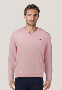 Herren Strickpullover CLASSIC COTTON V-NECK