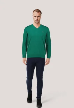 Herren Strickpullover CLASSIC COTTON V-NECK
