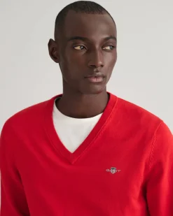 Herren Strickpullover CLASSIC COTTON V-NECK