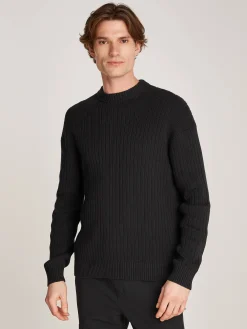 Herren Strickpullover LINEAR SWEATER