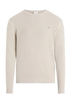 Herren Strickpullover MICRO WAFFLE TEXTURE