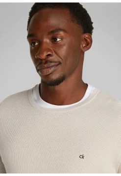 Herren Strickpullover MICRO WAFFLE TEXTURE