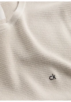 Herren Strickpullover MICRO WAFFLE TEXTURE