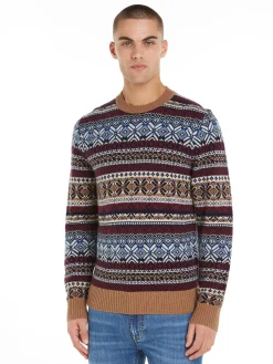 Herren Strickpullover mit Wolle GIFTING WOOL BLEND FAIRISLE