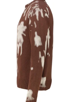 Herren Strickpullover mit Grafik-Print