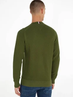 Herren Strickpullover RECTANGULAR STRUCTURE CREW