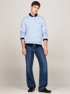 Herren Strickpullover Rundhals Baumwolle/Kaschmir Regular Fit