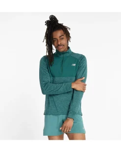 Herren Sweater ATHLETICS HEAT GRID 1/2 ZIP