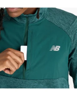 Herren Sweater ATHLETICS HEAT GRID 1/2 ZIP