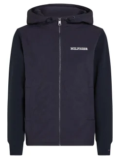 Herren Sweatjacke mit Kapuze MONOTYPE MIX MEDIA HDD ZIP THRU