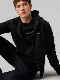 Herren Sweatjacke mit Kapuze MICRO LOGO REPREVE HOODIE JACKET