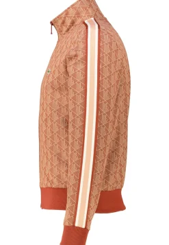 Herren Sweatjacke mit Monogramm-Print