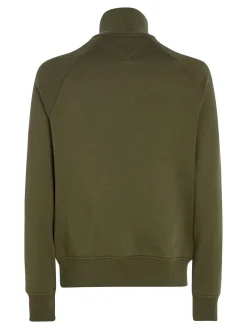 Herren Sweatjacke MIX MEDIA ZIP THRU STAND COLLAR