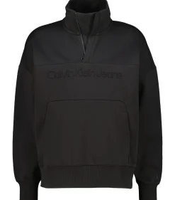 Herren Sweatshirt INSTITUTIONAL EMBOSSED HALF ZIP