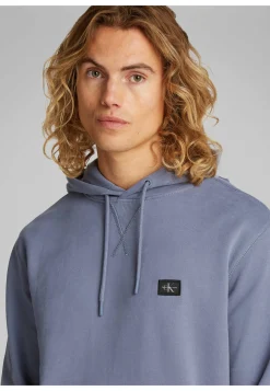 Herren Sweatshirt mit Kapuze WOVEN LABEL HOODIE