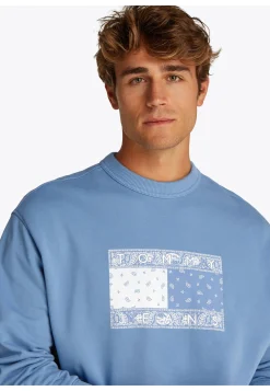 Herren Sweatshirt mit Paisleymuster