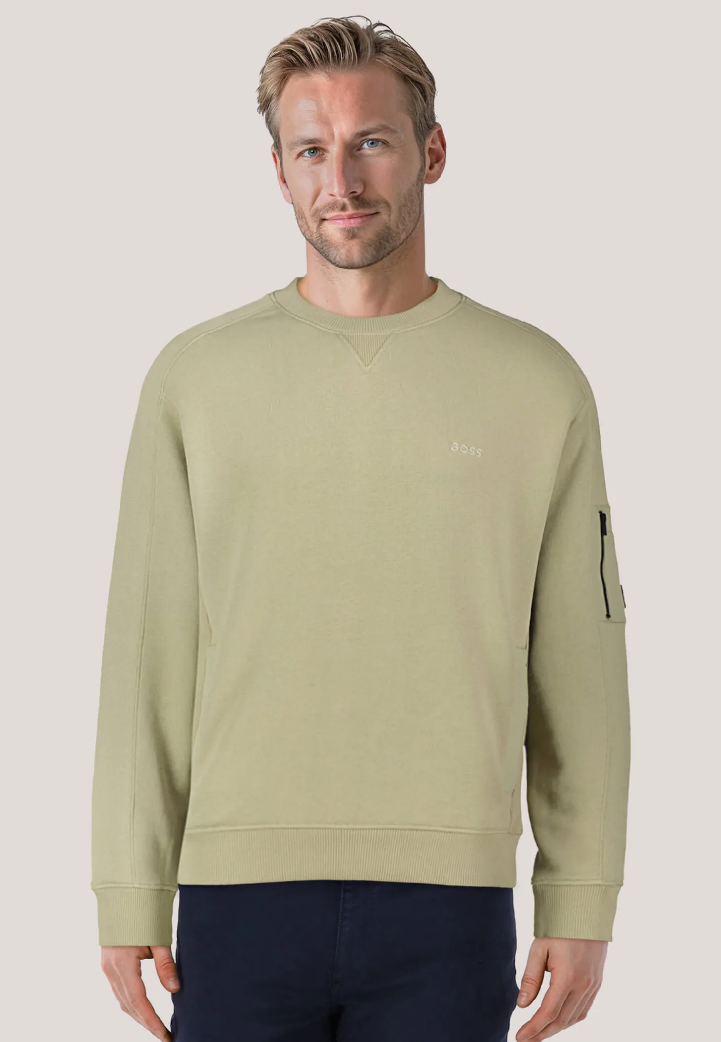 Herren Sweatshirt mit Taschen WE-MIXED