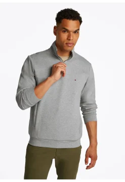 Herren Sweatshirt mit Troyerkragen Regular Fit