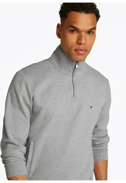 Herren Sweatshirt mit Troyerkragen Regular Fit