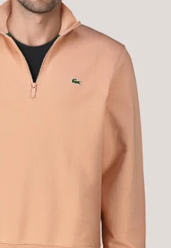 Herren Sweatshirt mit Troyerkragen