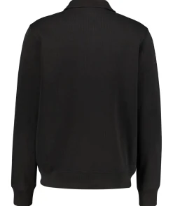 Herren Sweatshirt mit Troyerkragen